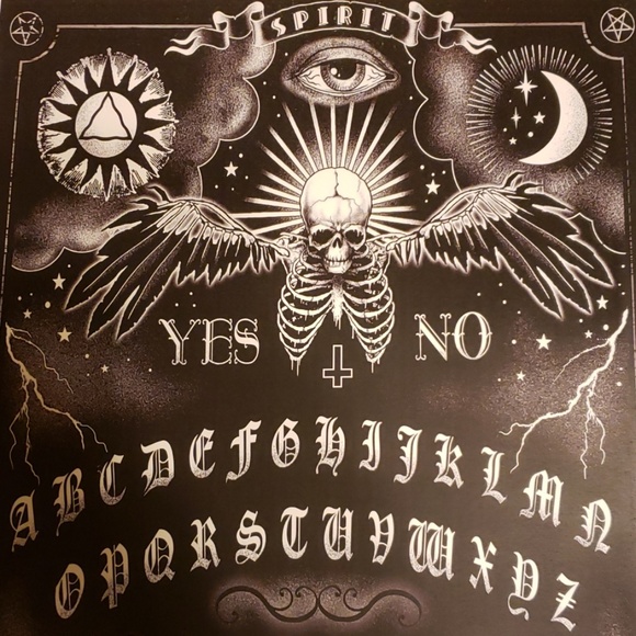 Too Fast Ouija Skeleton Sun Spirit Board 11"x17" Tattoo Art Lithograph Art Print - Picture 3 of 5